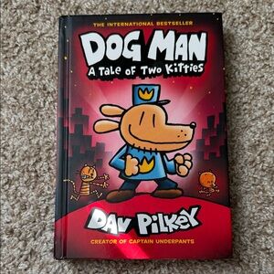 Dog Man A Take of Two Kitties